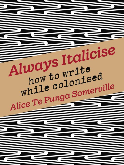 Cover image for Always Italicise